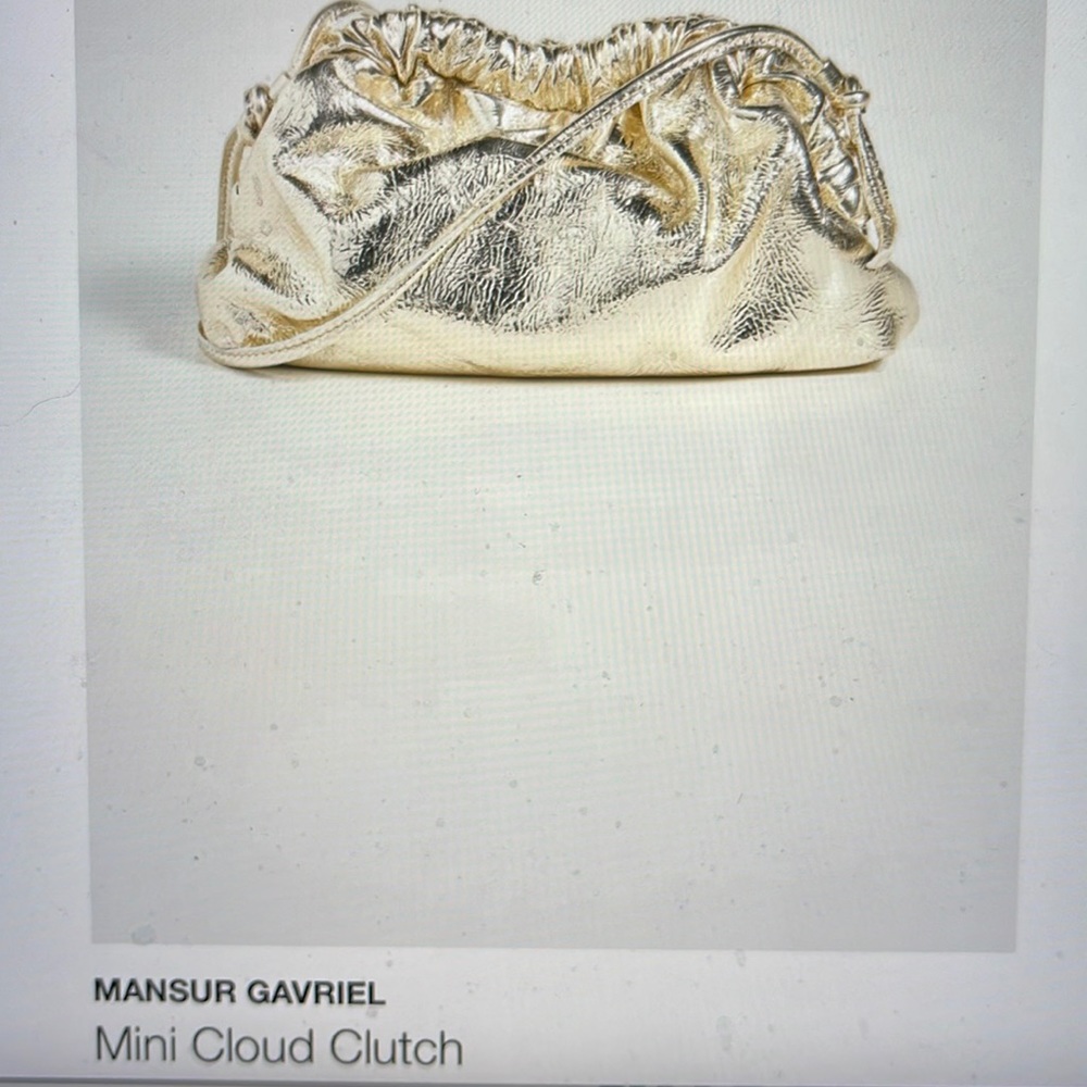 Carlos Falchi Gold Crossbody Bag